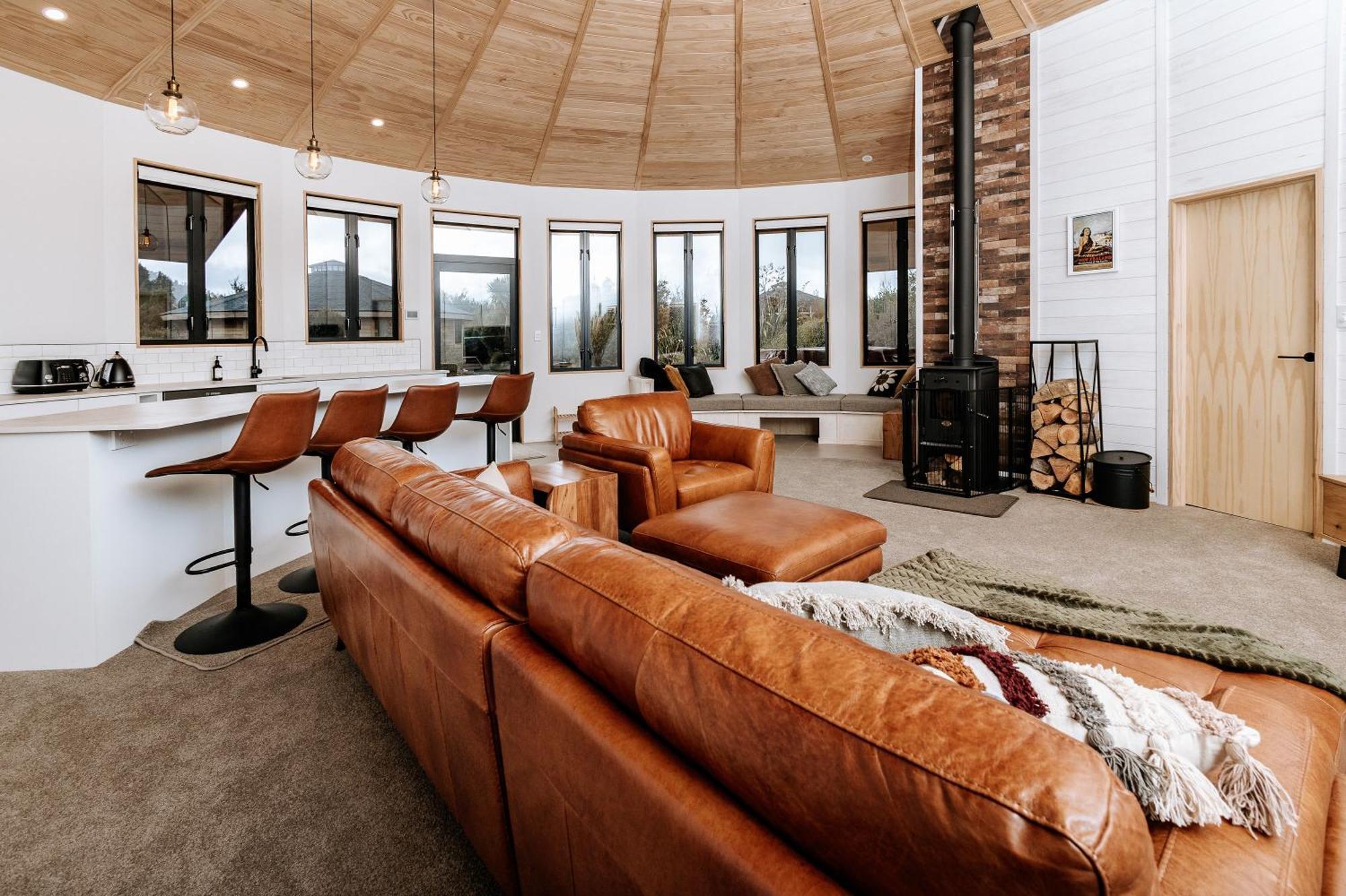 Kaho - Ohakune Holiday Home With Spa Esterno foto
